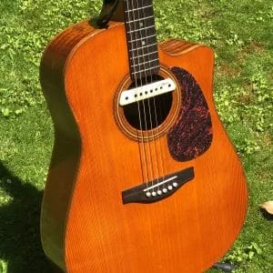 Guitarra Electroacústica Dreadnought Guerrero Luthier Hecha en Chile