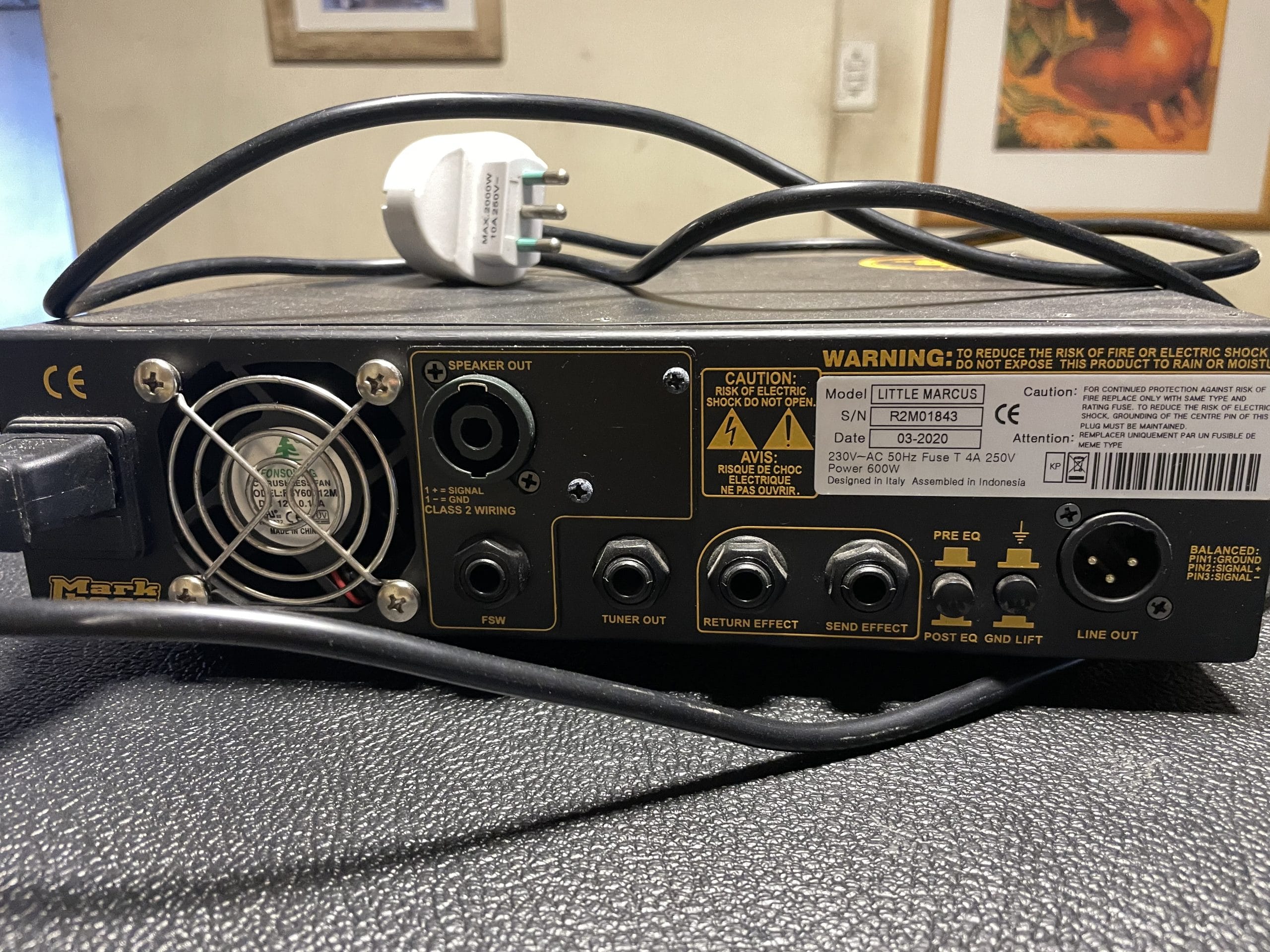 Markbass little marcus 500 - cabezal de bajo - Imagen 3