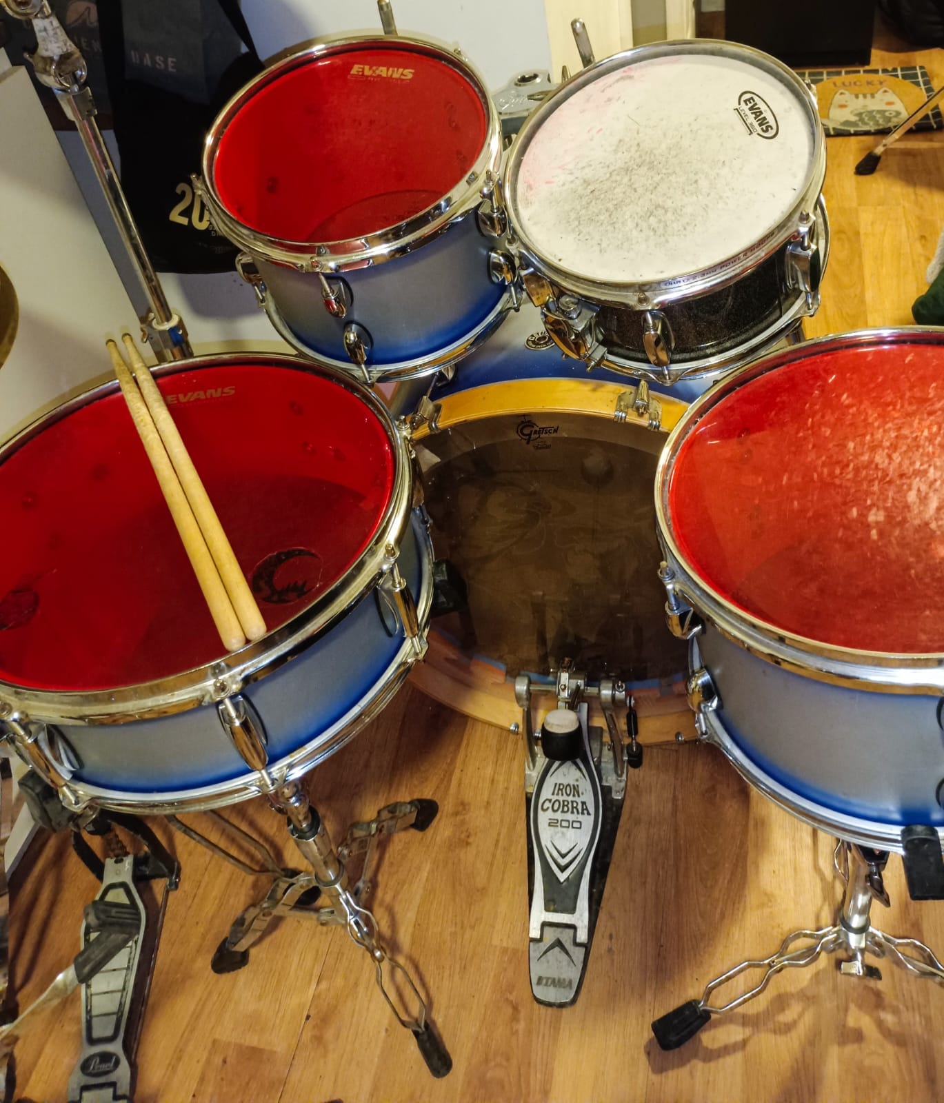 URGENTE!!TODO JUNTO! Gretsch Blue Birch Especial Edition + ATRILES 📍PUNTA ARENAS $550.000 - Imagen 22