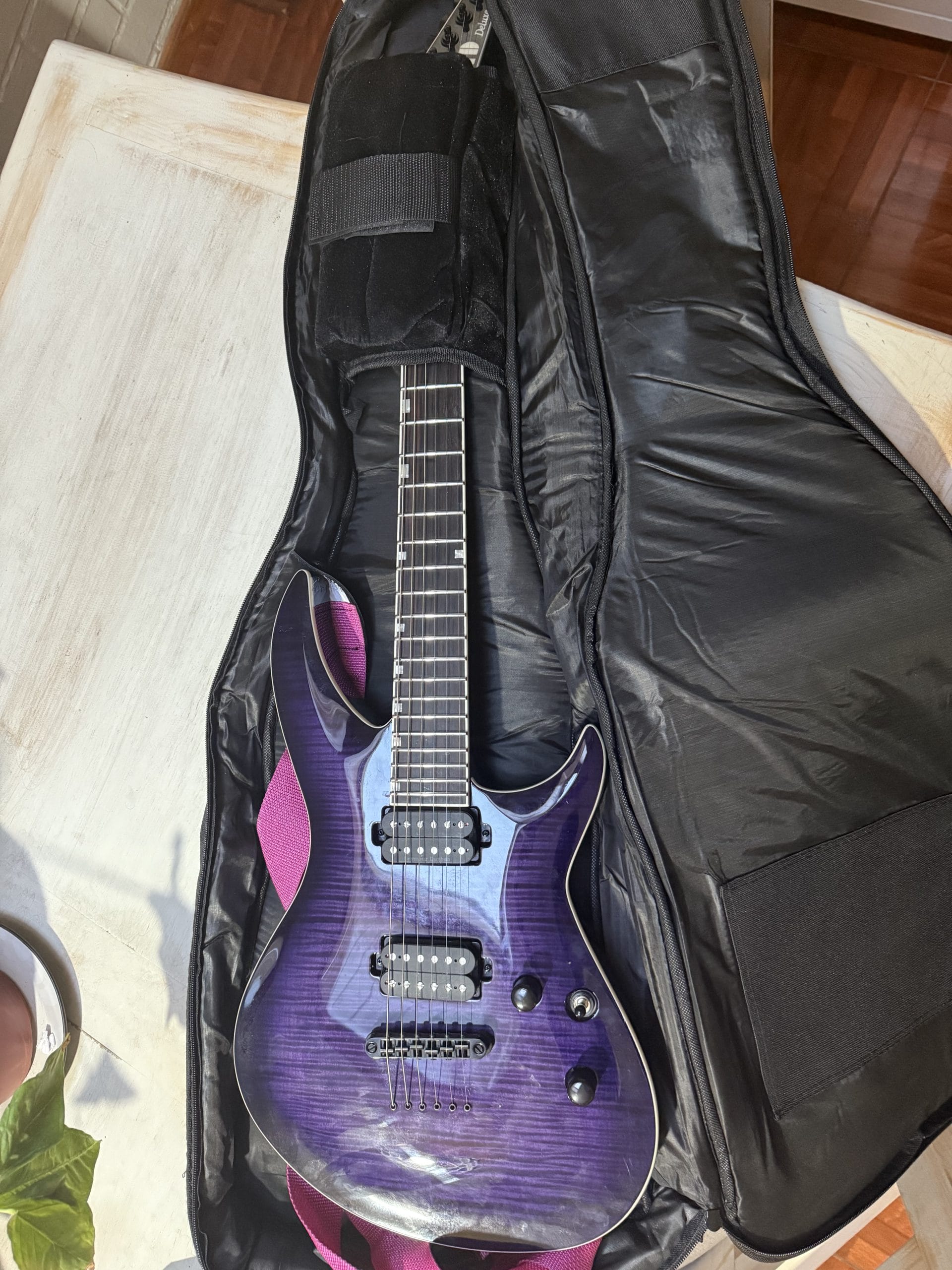 Guitarra Eléctrica Esp Ltd H3-1000fm Les Paul Purple - Imagen 9