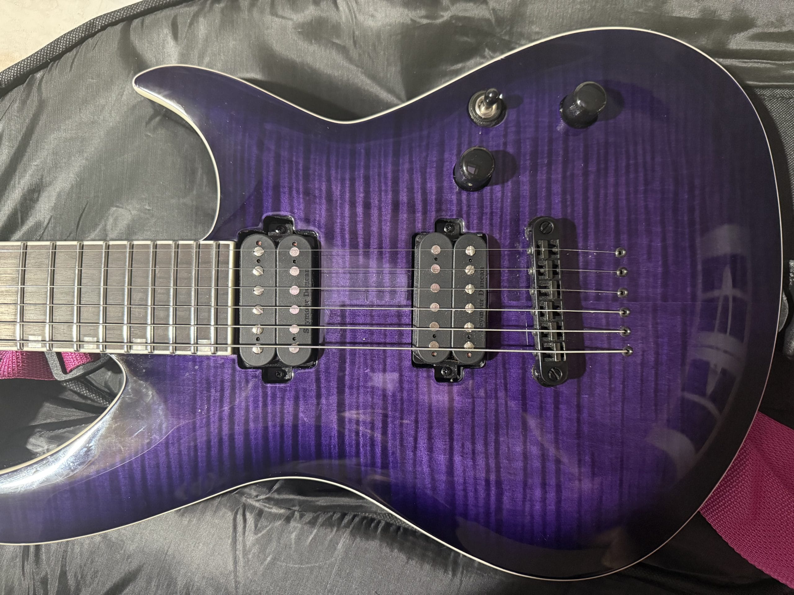 Guitarra Eléctrica Esp Ltd H3-1000fm Les Paul Purple - Imagen 6