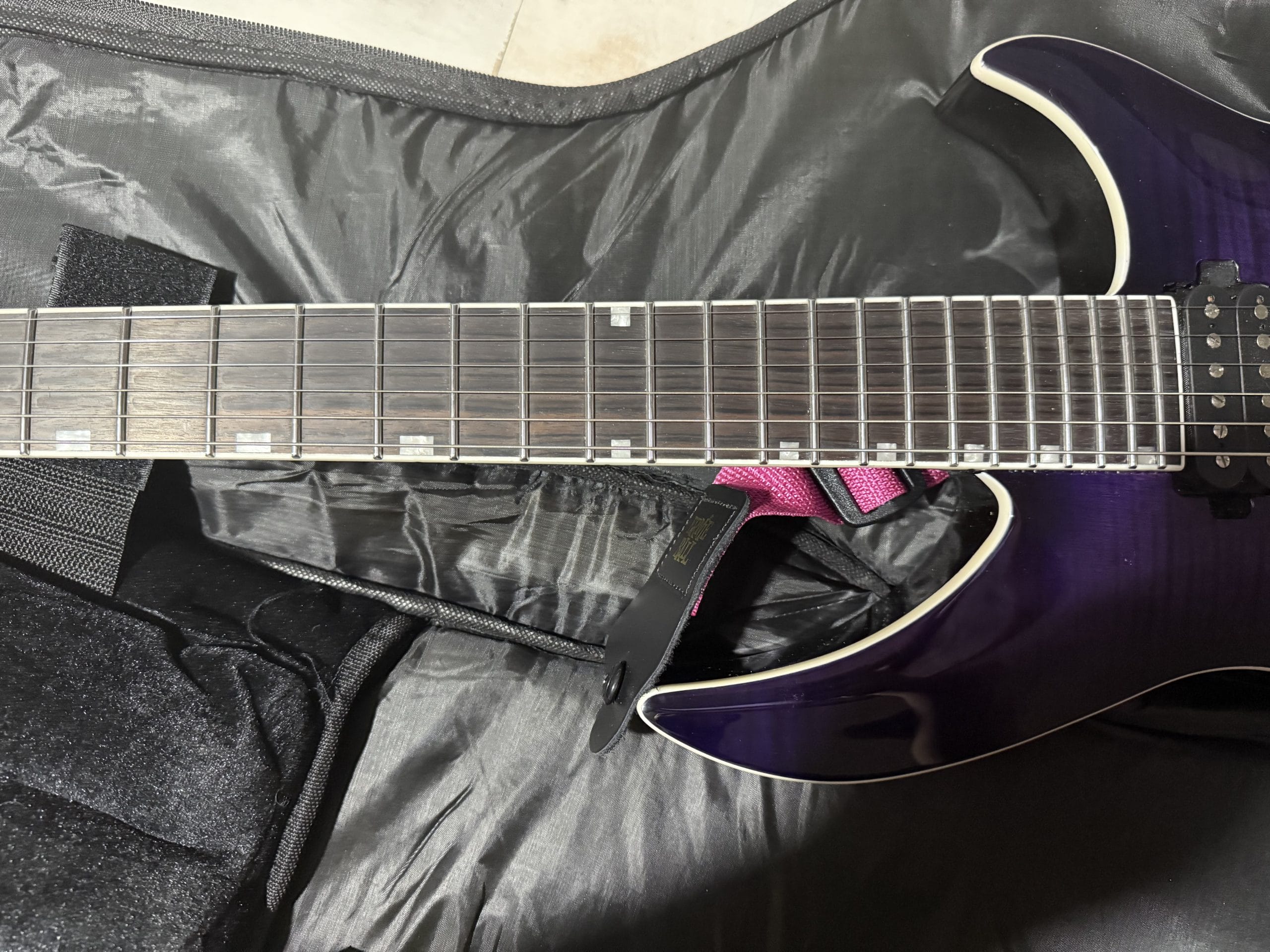 Guitarra Eléctrica Esp Ltd H3-1000fm Les Paul Purple - Imagen 3